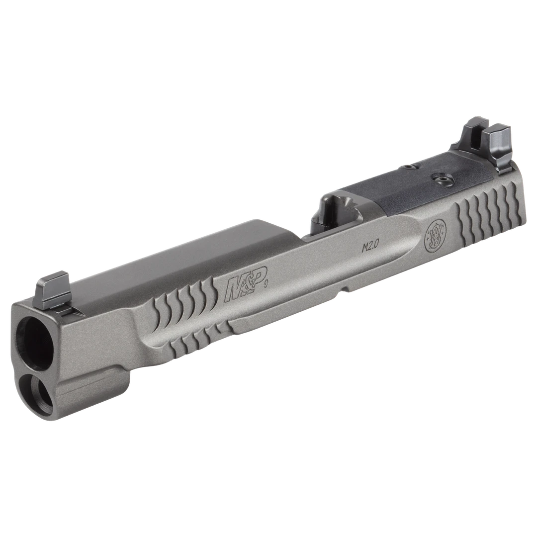 S&W M&P®9 M2.0 OPTIC READY GREY SLIDE FOR 5IN BARREL – Desert